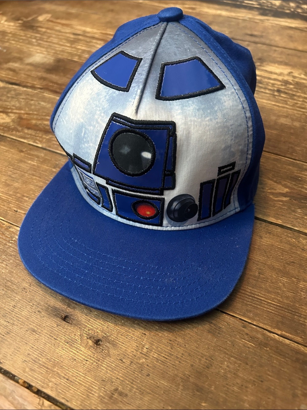 Star Wars Brand R2-D2 Blue Kids Snapback Baseball Hat
